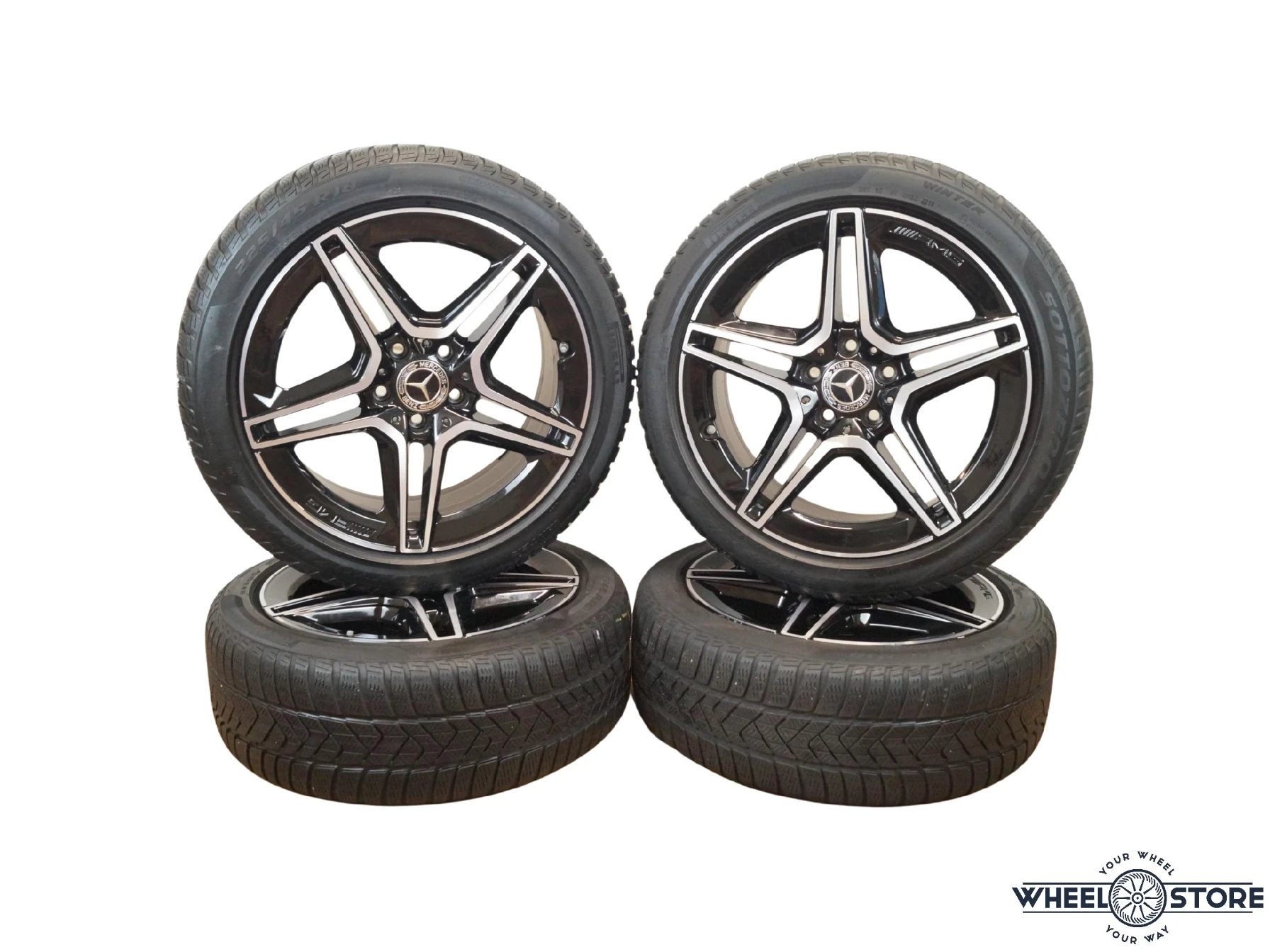 Mercedes A B CLA Klasse W118 W177 W247 Winterräder 18 Zoll 225/45/R18